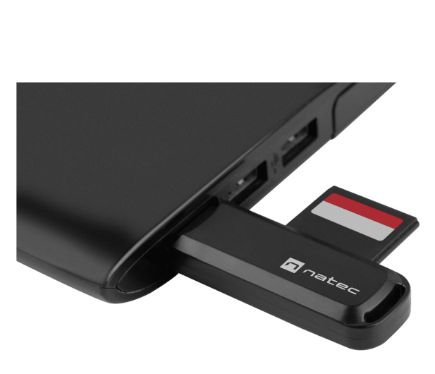 NATEC CZYTNIK KART SCARAB 2 SD/MICRO SD USB 3.0 CZARNY NCZ-1874 - 1470199 - zdjęcie 4
